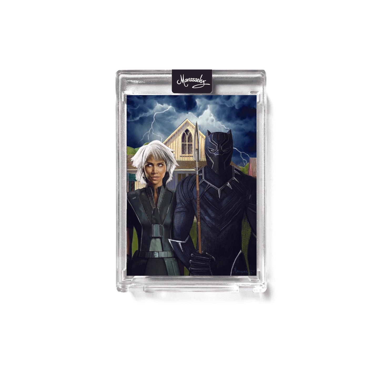 “Wakandan Gothic” (Calm) by Manasseh Art